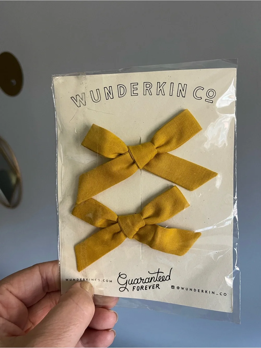 Three Sets of Wunderkin Bow Hair Clips